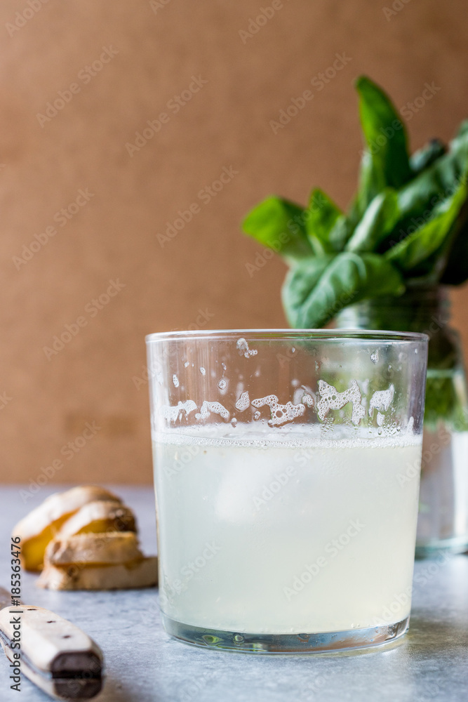 Organic Ginger Ale Soda (Tonic) in Glass Ready to Drink Organic Ginger Ale Soda (Tonic) in Glass Ready to Drink