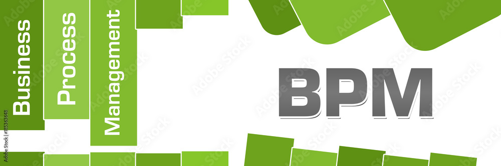 BPM - Business Process Management Green Stripes Text BPM - Business Process Management Green Stripes Text
