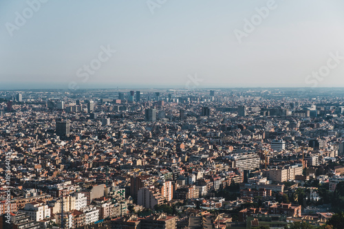 Cityscape view of Barcelona, Spain. Horizontal © Sergey