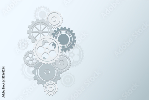 Wallpaper Mural Background of gear mechanism Torontodigital.ca