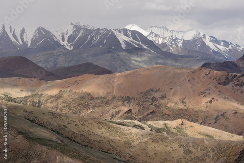 Himalaya mountains landscape from Manali Leh highway, Leh, Ladakh, India