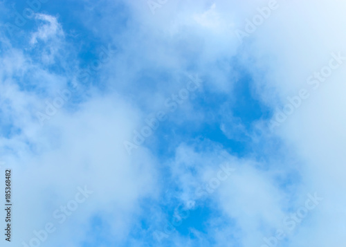 Blue sky white clouds ,Abstract nature ,Textured pattern background ,gradient.