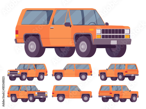Orange offroad set