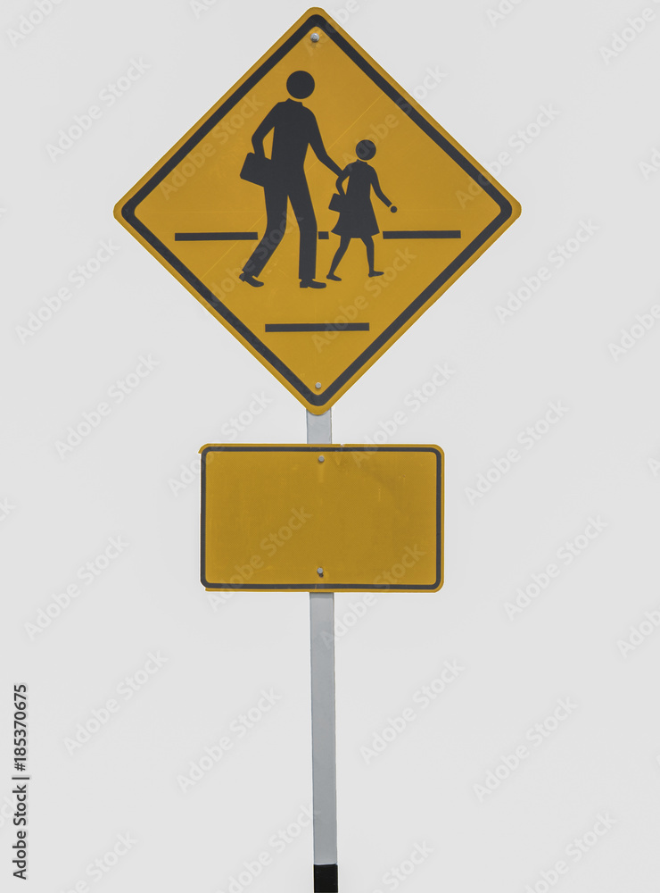 Traffic sign (School warning sign) Traffic sign (School warning sign)