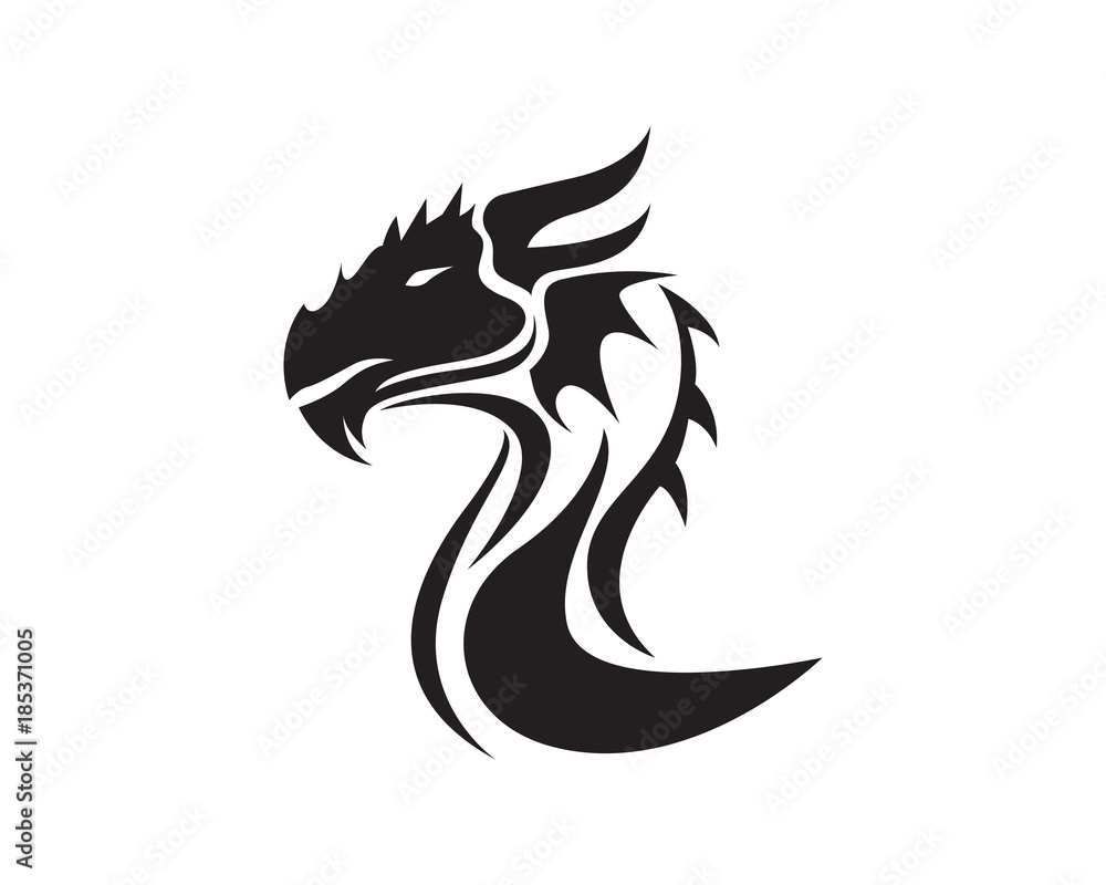 Dragon animals logo and symbols icons template app Stock Vector | Adobe ...