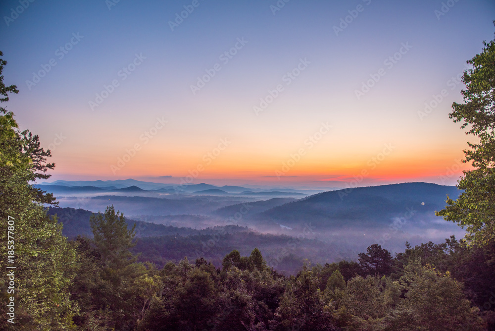 Interesting Morning Mountain Sunrise - 111