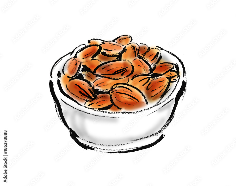 アーモンド Stock イラスト Adobe Stock