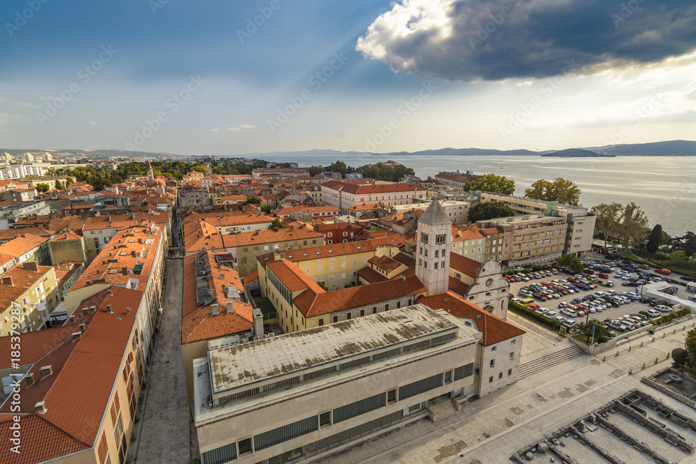 Panoramic view of Zadar
