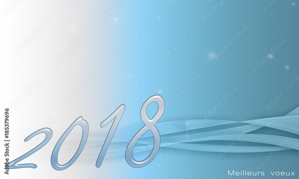 Obraz premium Voeux 2018