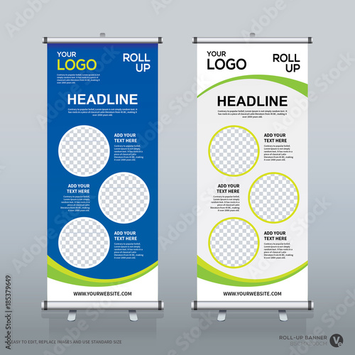 Roll up sale banner design template, abstract background, pull up design, modern x-banner, rectangle size.