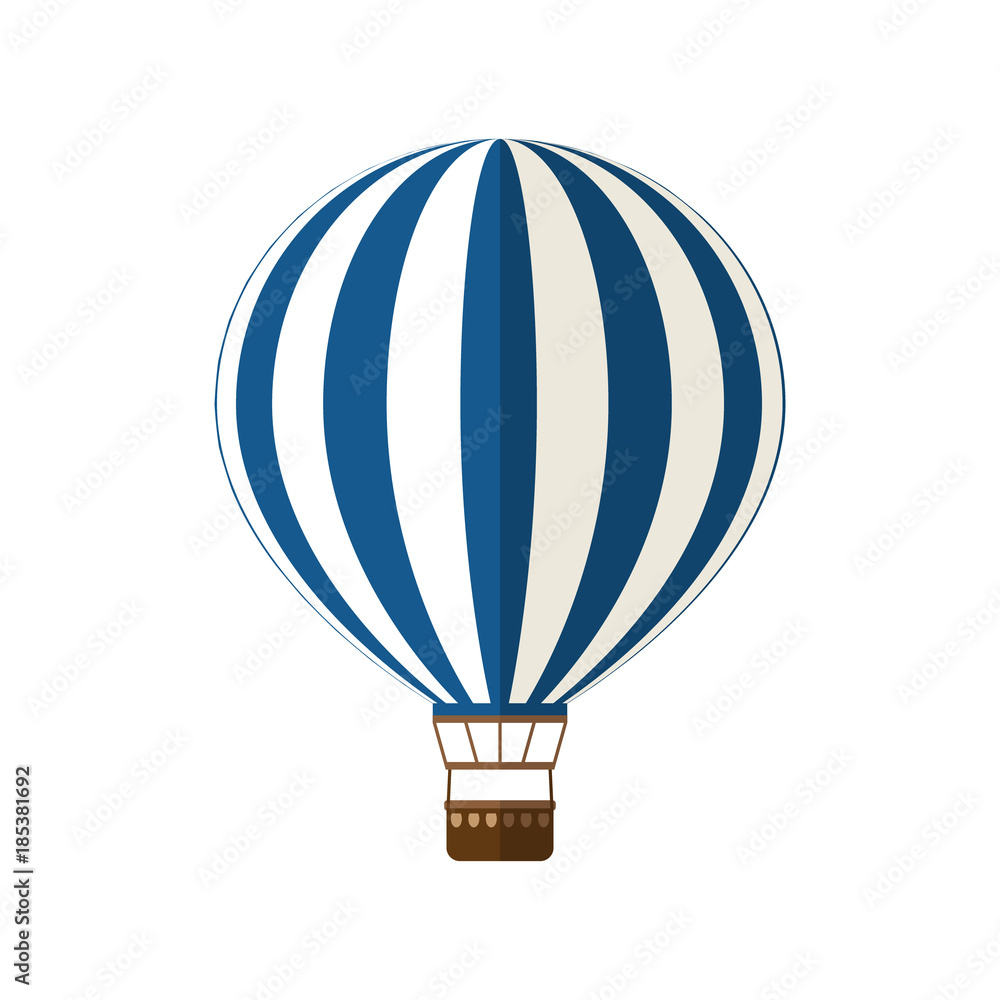 Fototapeta premium Isolated hot air balloon design