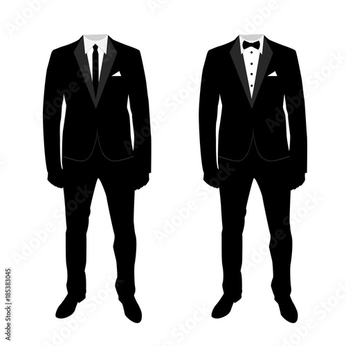Wedding men's suit and tuxedo. Collection.
