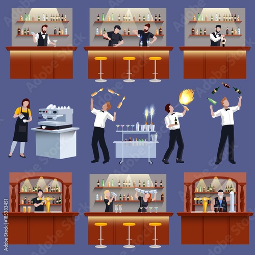 Bar Icon Set