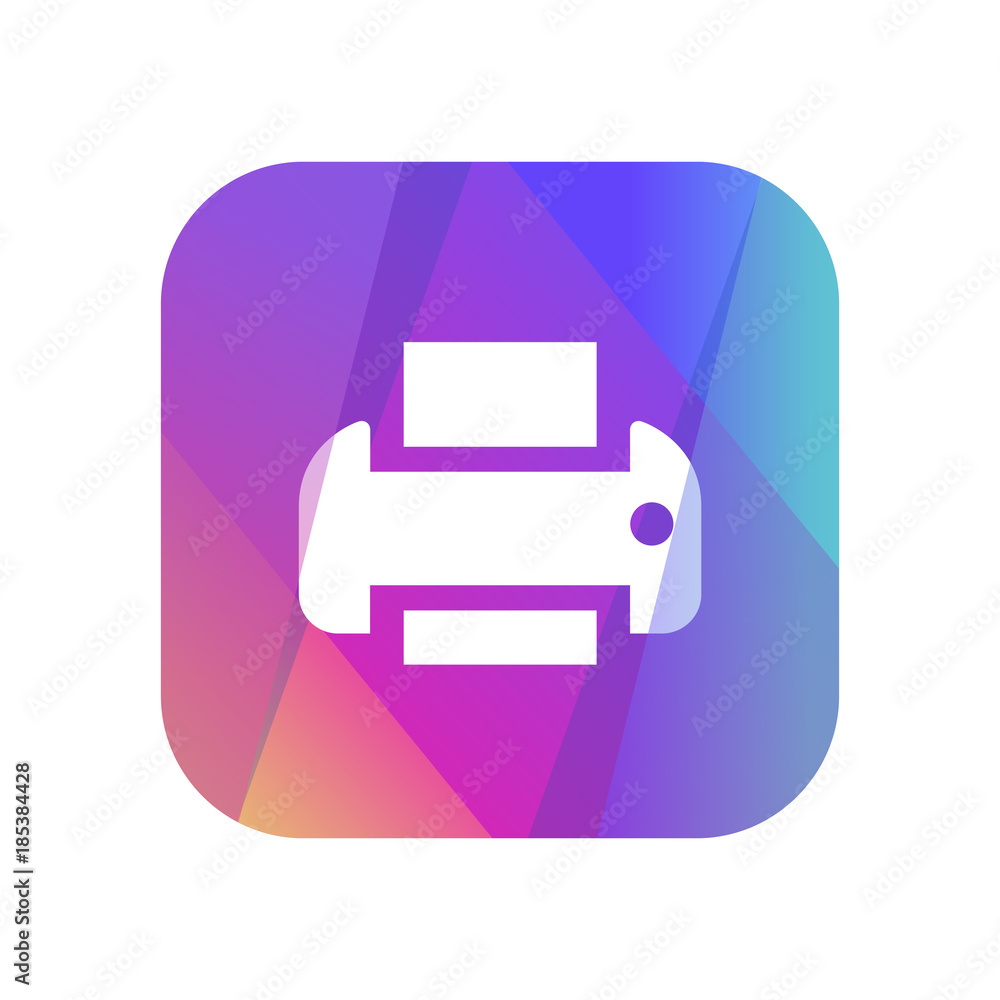 Multi-Color App Button Multi-Color App Button