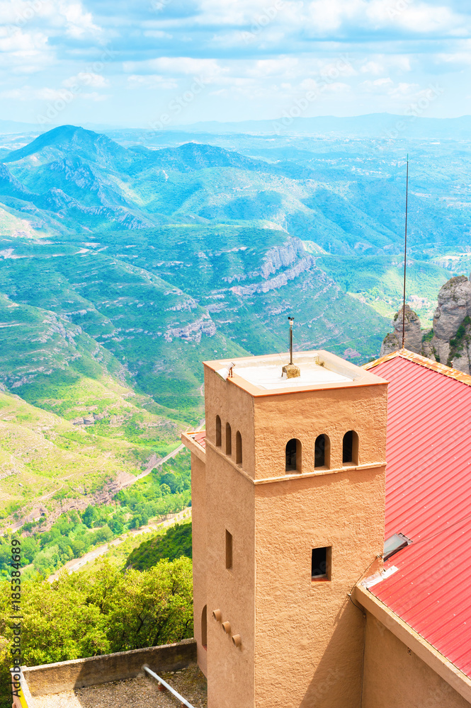 Landscape in Montserrat, Catalonia Spain