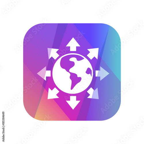 Multi-Color App Button