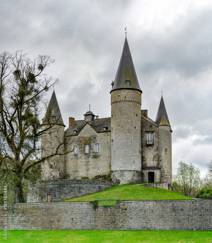 Classic medieval Castle of Veves in Belgium Classic medieval Castle of Veves in Belgium