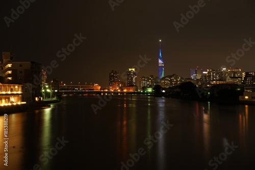 福岡西地区海岸風景の夜景 © fy2907fw