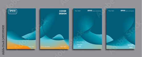 Creative colored cover. Cover design.