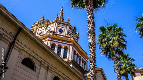 Billede på lærred Beautiful church in Rapallo, Italy