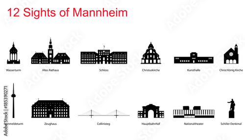 12 Sights of Mannheim photo