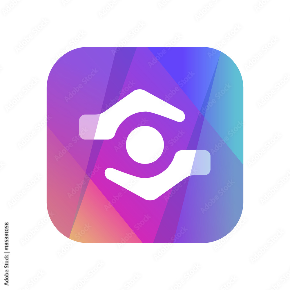 Multi-Color App Button