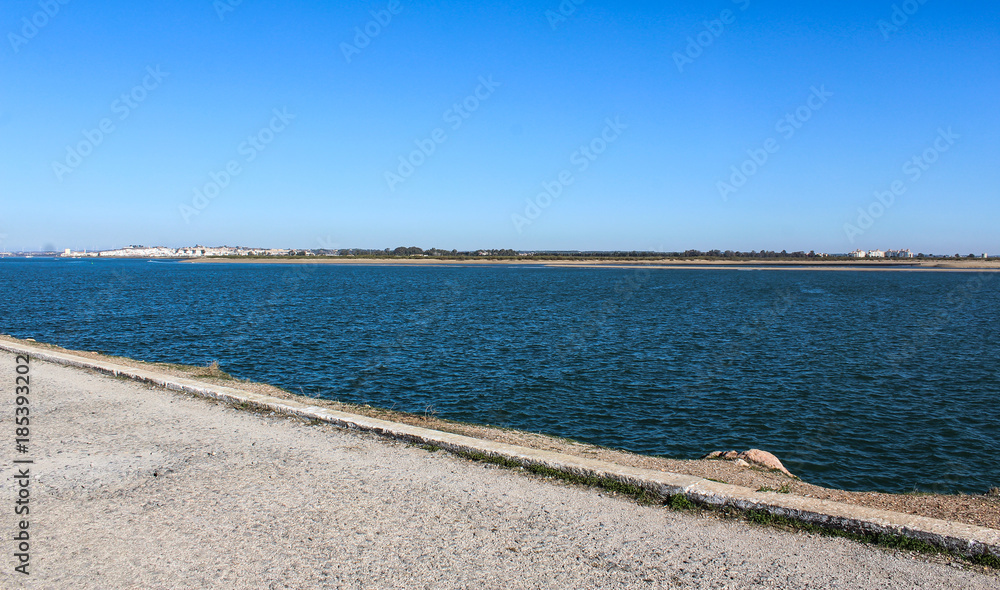 River the Guadiana by portugal