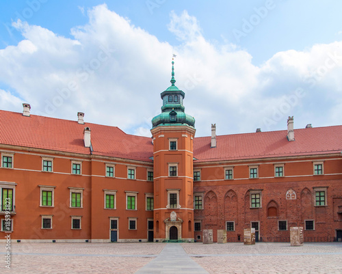 Royal Castle courtyard, Warsaw, Poland