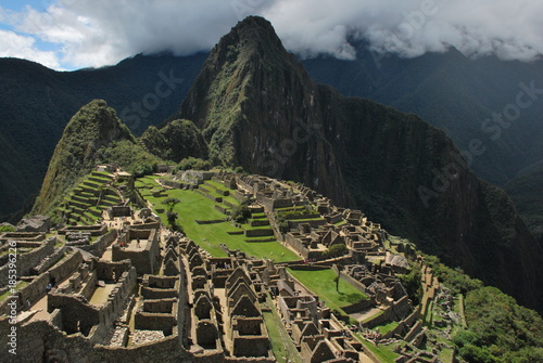 Scenic view in Machu Picchu in the Cuzco region, Peru