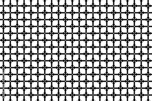 Cross - vector pattern - black and white
