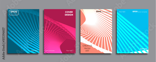 Creative colored cover. Cover design.