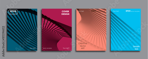 Creative colored cover. Cover design.