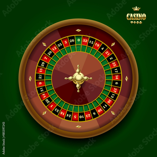 Casino roulette wheel