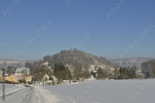 S  chsische Schweiz im Winter