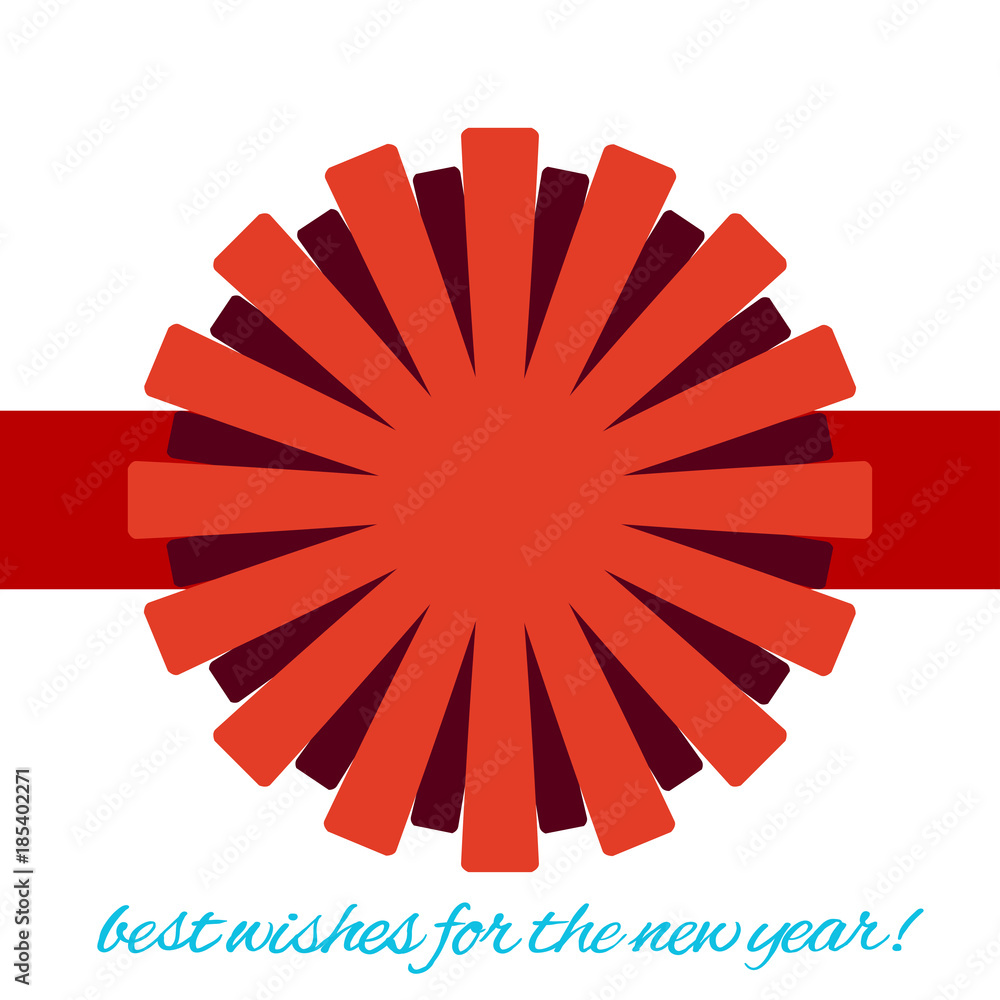 Christmas, new years bow or ribbon graphic. Christmas, new years bow or ribbon graphic.