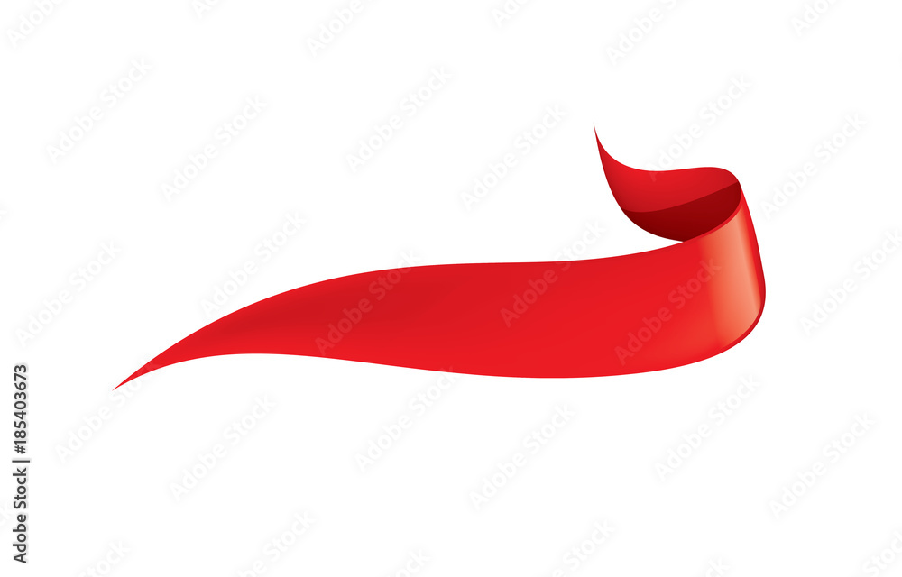 vector red ribbon vector red ribbon