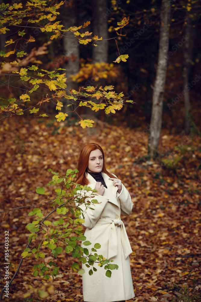 Portrait of a beautiful, dreamy and sad girl Portrait of a beautiful, dreamy and sad girl