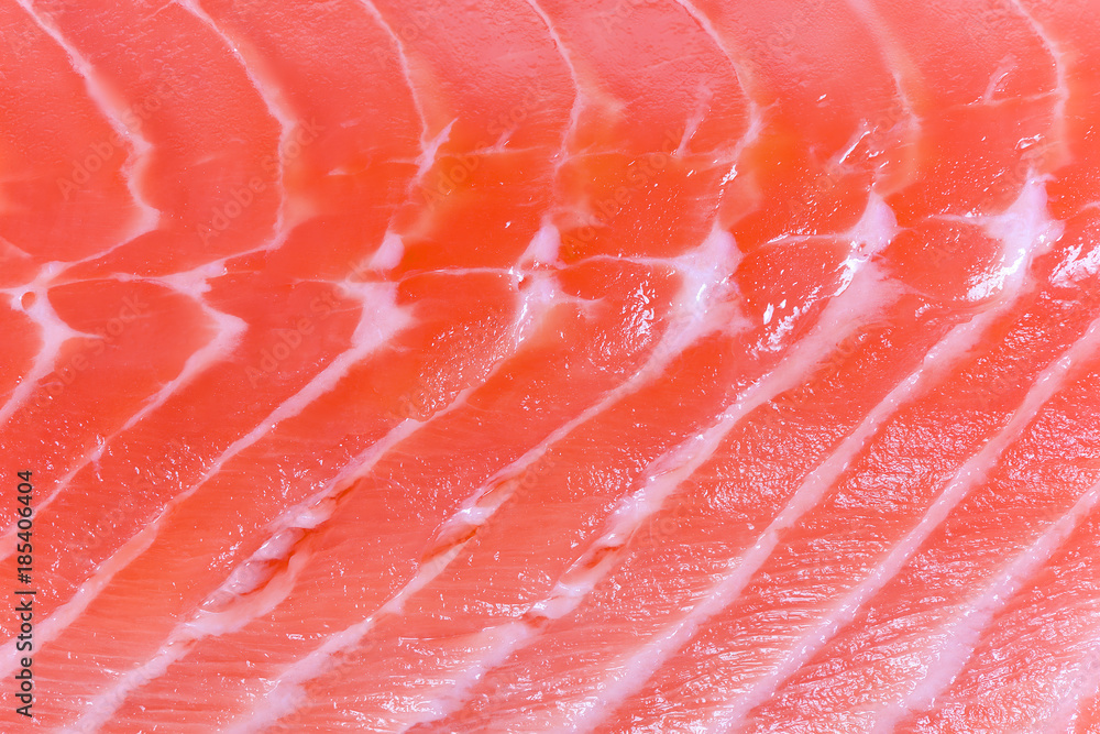 Salmon fillets as texture close-up.