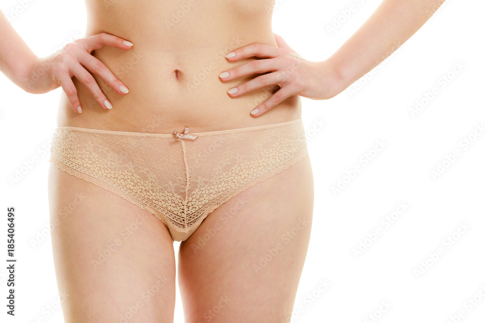 woman hips in panties lingerie