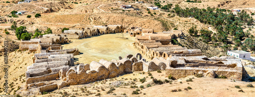 Ksar Hallouf, a fortified village in the Medenine Governorate, Southern Tunisia photo