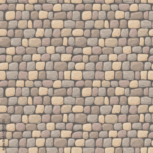 Stone wall seamless texture photo