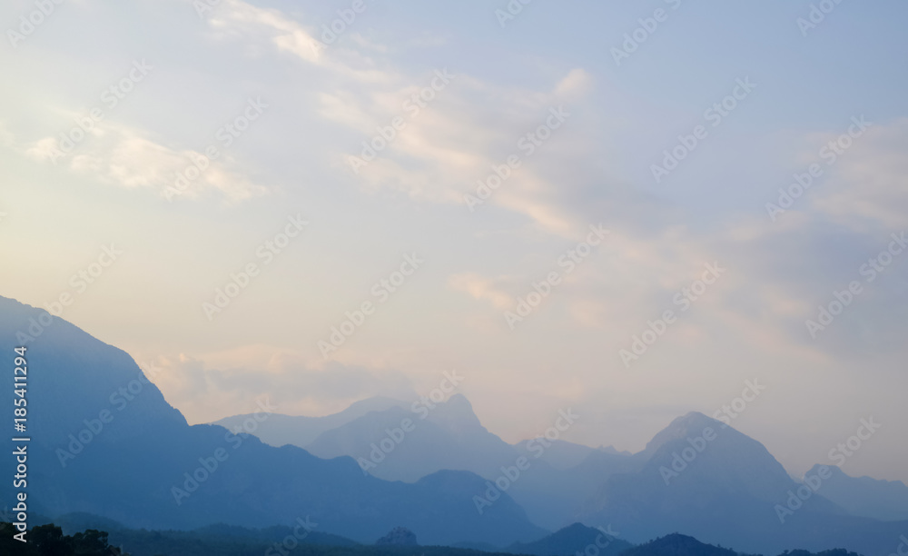 View of beautiful mountain landscape