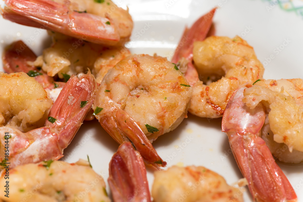 Appetizers with shrimp Appetizers with shrimp