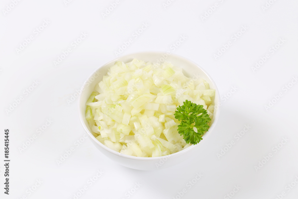 chopped raw onion chopped raw onion