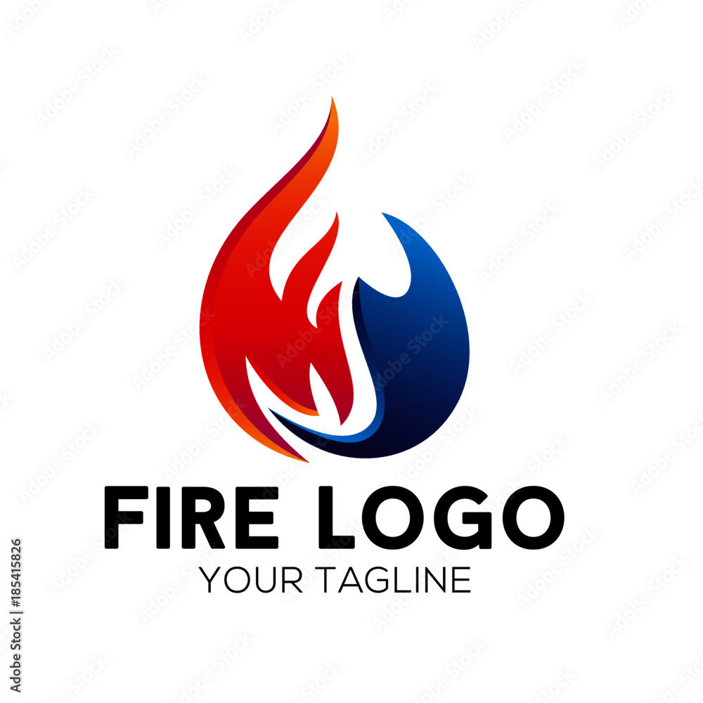 Abstract Fire Logo Stock Vector Abstract Fire Logo Stock Vector