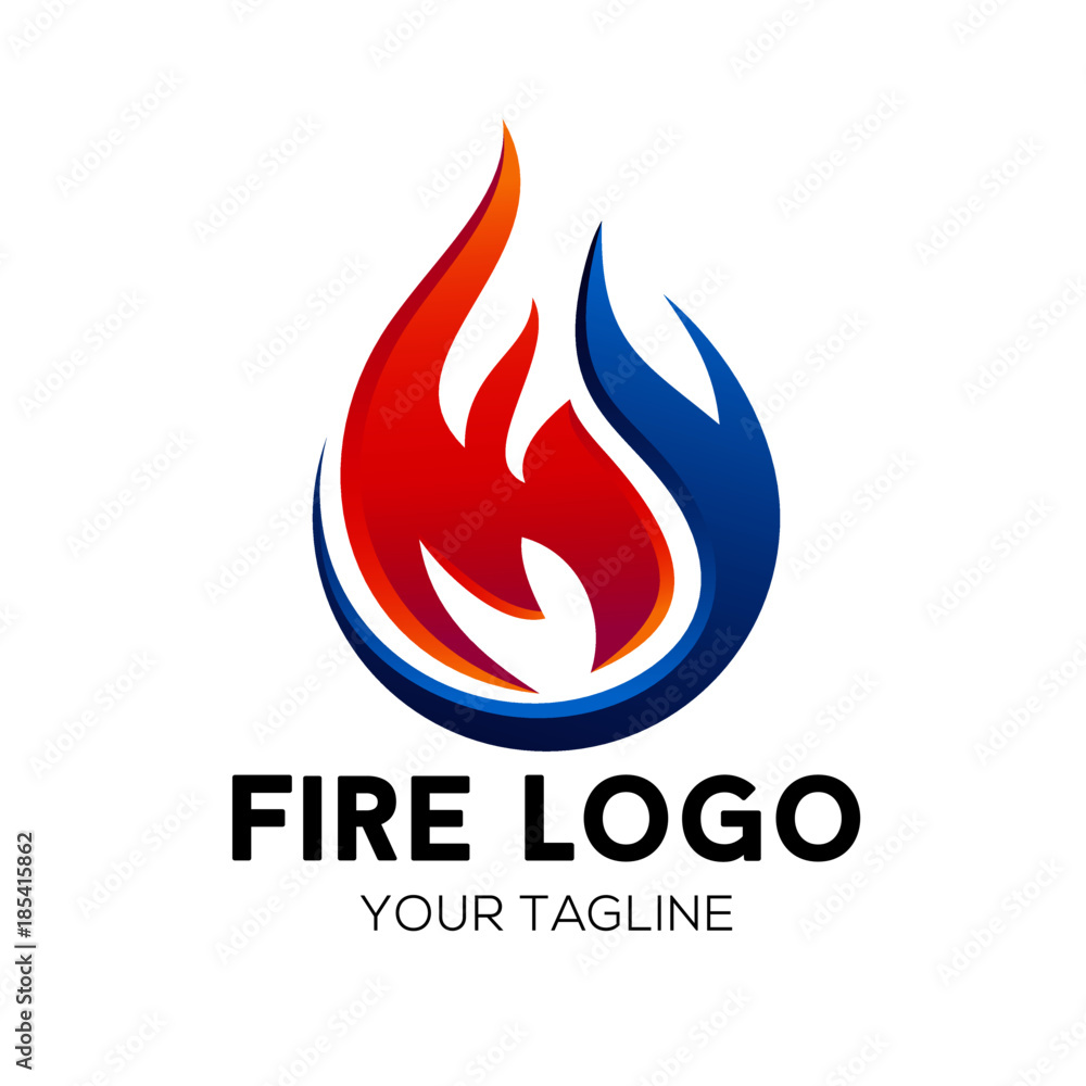 Abstract Fire Logo Stock Vector Abstract Fire Logo Stock Vector