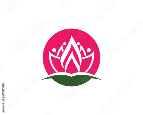 Beauty Lotus flowers Vector  design