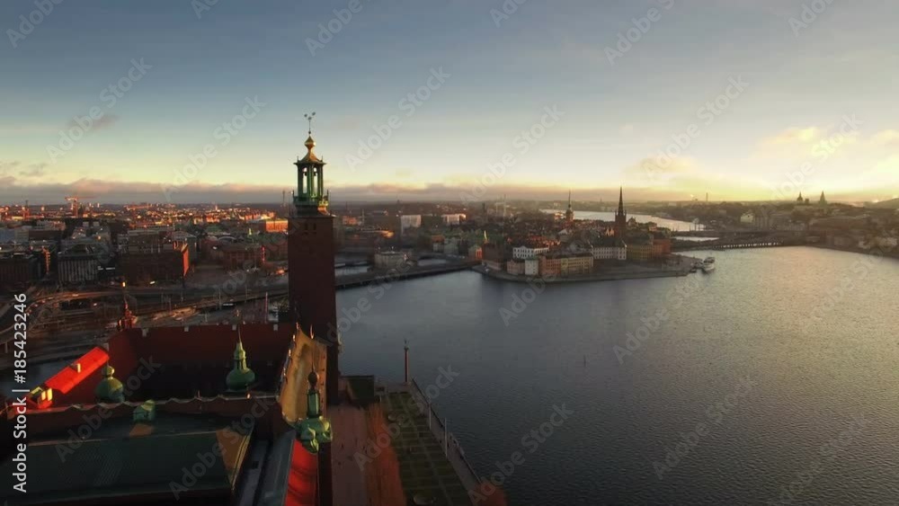General view of Stockholm City
