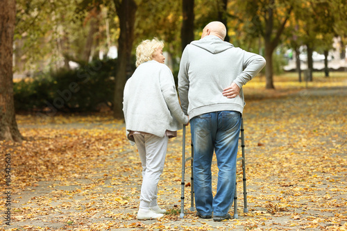 Elderly woman and her husba...
