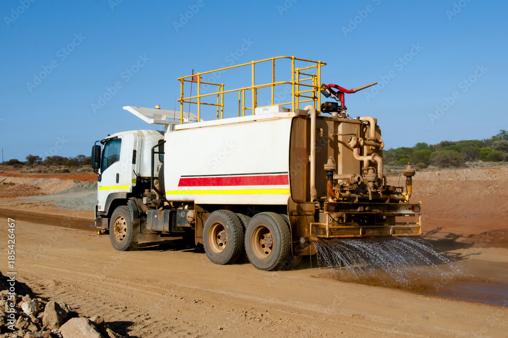Fototapeta premium Industrial Water Truck